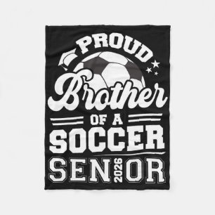 Stolzer Bruder eines Fußball-Seniors Cl von 2026 A Fleecedecke