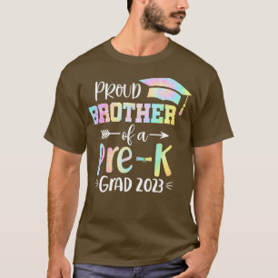 Stolzer Bruder eines PreK-Absolventen 2023 ie Dye  T-Shirt