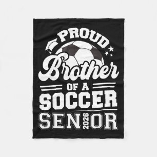 Stolzer Bruder Fußball Seniorenklasse Grafik Kunst Fleecedecke