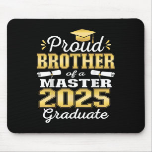 Stolzer Bruder von 2025 Cl Master Absolvent Famili Mousepad