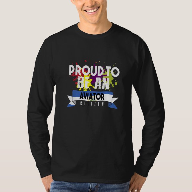 Stolzer Bürger Beruf Fluglotse Arbeiter T-Shirt (Vorderseite)