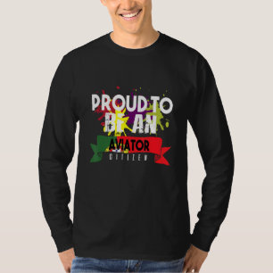 Stolzer Bürger der Luftfahrt Beruf Karriere Arbeit T-Shirt
