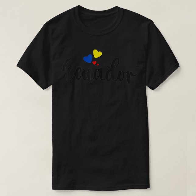 Stolzer Bürger Ecuadors T-Shirt (Design vorne)