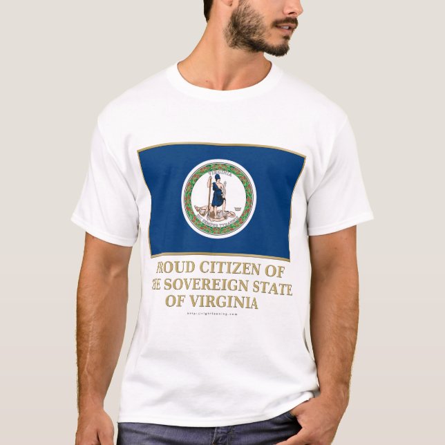 Stolzer Bürger von Virginia T-Shirt (Vorderseite)