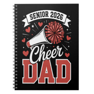 Stolzer Cheer Senior-Vater 2026 Notizblock