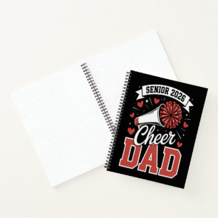 Stolzer Cheer Senior-Vater 2026 Notizbuch