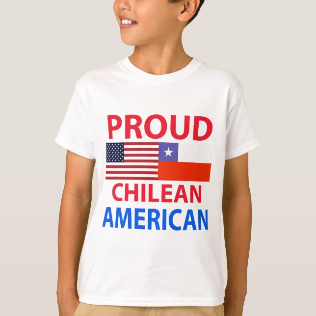 Stolzer chilenischer Amerikaner T-Shirt (Vorderseite)