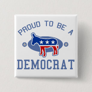 Stolzer Collegedemokrat Button