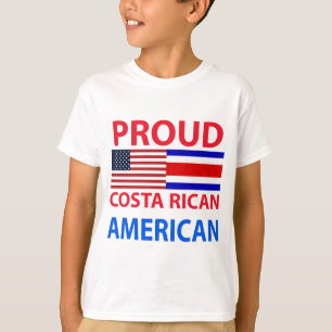 Stolzer Costa Rican Amerikaner T-Shirt