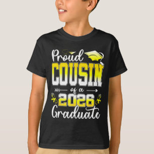 Stolzer Cousin Abschlussklasse 2026 Design T-Shirt