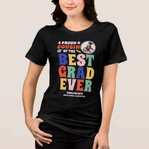 Stolzer Cousin des Best Grad Fotos aller Zeiten Tri-Blend Shirt