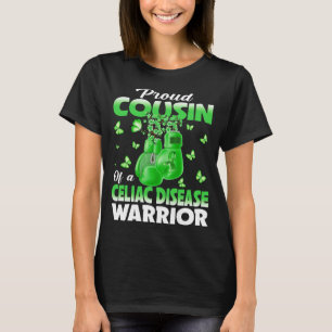 Stolzer Cousin einer Celiac Disease Warrior Awaren T-Shirt