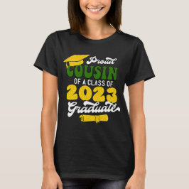 Stolzer COUSIN einer Klasse von 2023 Graduate Retr T-Shirt