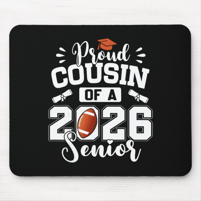 Stolzer Cousin eines 2026er-Absolventen der Footba Mousepad (Vorne)