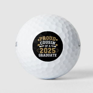 Stolzer Cousin eines Absolventen der Familie 2025 Golfball