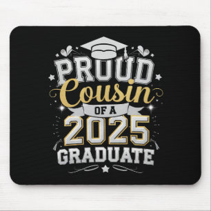 Stolzer Cousin eines Absolventen von 2025 Abschlus Mousepad