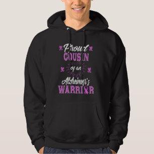 Stolzer Cousin eines Alzheimer-Krieger-Bewusstsein Hoodie