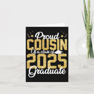 Stolzer Cousin eines Cl von 2025 Graduate Senior G Karte