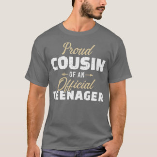 Stolzer Cousin eines Teenagers zum 13. Geburtstag T-Shirt