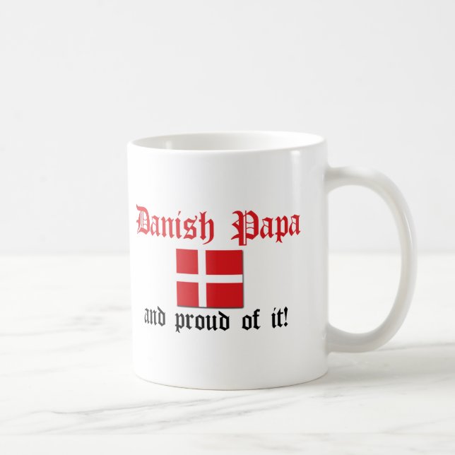 Stolzer dänischer Papa Tasse (Rechts)