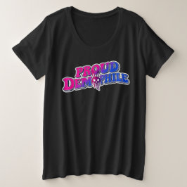 Stolzer Demophiler Große Größe T-Shirt