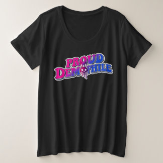 Stolzer Demophiler Große Größe T-Shirt