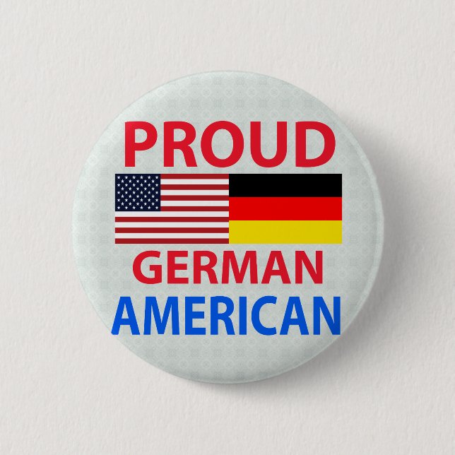 Stolzer deutscher Amerikaner Button (Vorderseite)