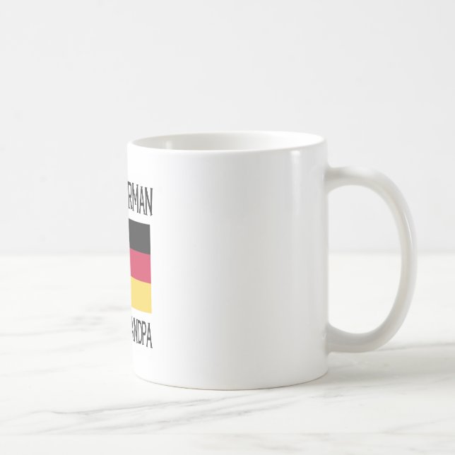Stolzer deutscher großer Großvater Kaffeetasse (Rechts)