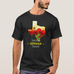Stolzer deutscher Texaner Texas und Deutschland K T-Shirt
