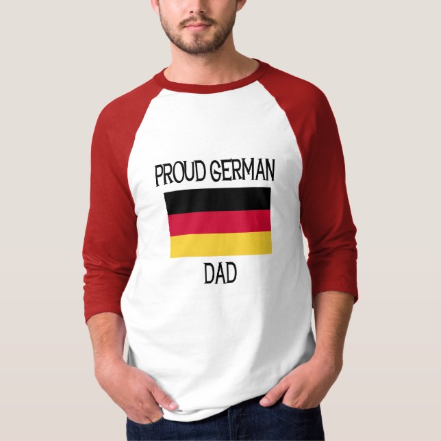 Stolzer deutscher Vater T-Shirt (Vorderseite)