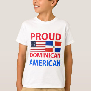 Stolzer dominikanischer Amerikaner T-Shirt