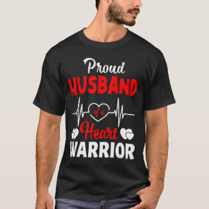 Stolzer Ehemann eines Herzens Kriegers CHD-Bewusst T-Shirt