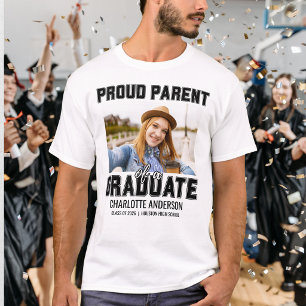 Stolzer Elternteil eines Absolventen Abschluss T-Shirt