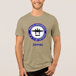 Stolzer Enkel eines P-38-Veteranen Tri-Blend Shirt