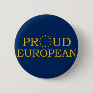 Stolzer Europäer Button