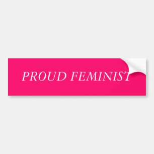STOLZER feministischer Autoaufkleber