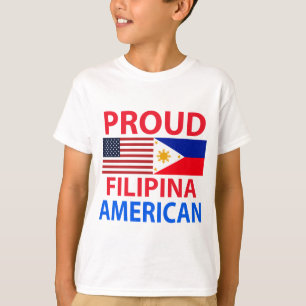 Stolzer Filipina-Amerikaner T-Shirt