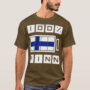 Stolzer finnischer Geschenke Finnland T-Shirt