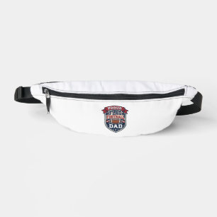 Stolzer Flag Football Vater Vintage Patriotisches  Bauchtasche