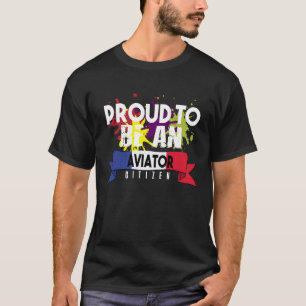 Stolzer Flugbürger Beruf Karriere Arbeiter Arbeit T-Shirt