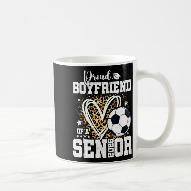 Stolzer Freund einer Abschlussfeier im Fußball 202 Kaffeetasse (Rechts)