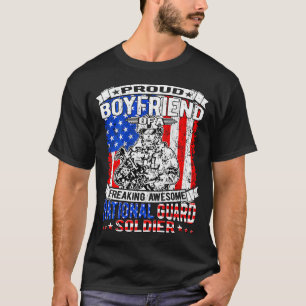 Stolzer Freund eines Soldaten der Nationalgarde T-Shirt