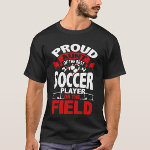 Stolzer Fußball-Spieler Tanten-Of The Best T-Shirt