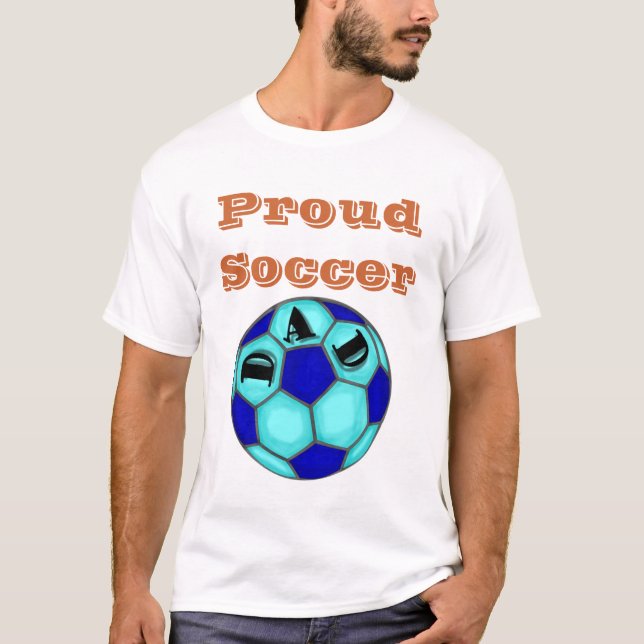 Stolzer Fußball-Vater-Behälter T-Shirt (Vorderseite)