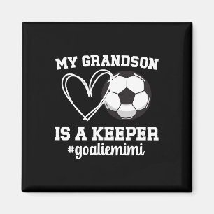 Stolzer Fußballtorwart Mimi eines Fußballtorwarts Magnet