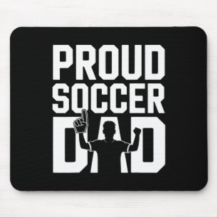 Stolzer Fußballvater Fröhlicher Fan für Väter _1 Mousepad