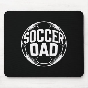 Stolzer Fußballvater unterstützt die Spiele der Ki Mousepad