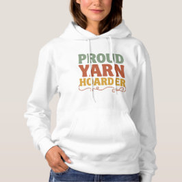 Stolzer Garn-Horter Lustiges Stricken  Hoodie