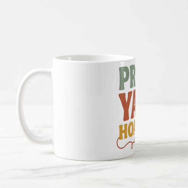 Stolzer Garn-Horter Lustiges Stricken  Kaffeetasse (Links)