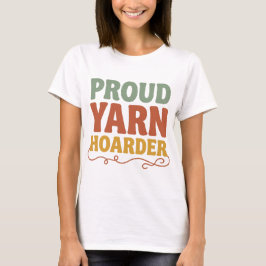 Stolzer Garn-Horter Lustiges Stricken  T-Shirt